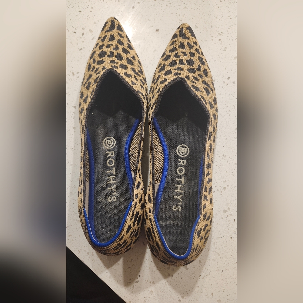Rothy's Leapord Print Flats